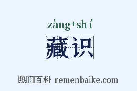 藏识是什么意思的图片